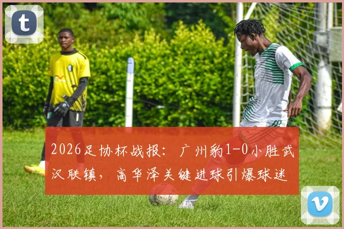 2026足协杯战报:广州豹1-0小胜武汉联镇,高华泽关键进球引爆球迷圈